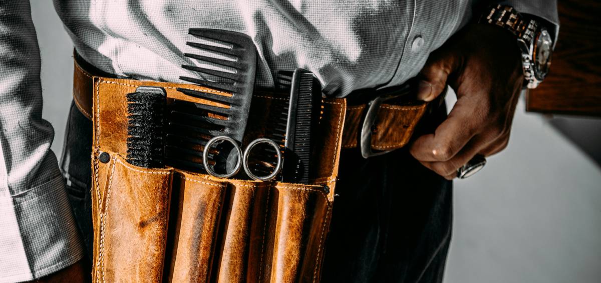 Side-by-side comparison of worn traditional vs modern suspended tool belt for construction